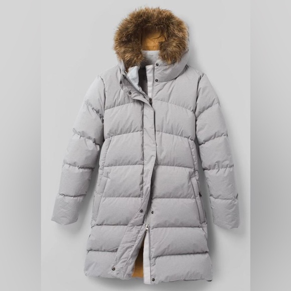 Prana Kromata Long Jacket, silver spray heather - Picture 2 of 11